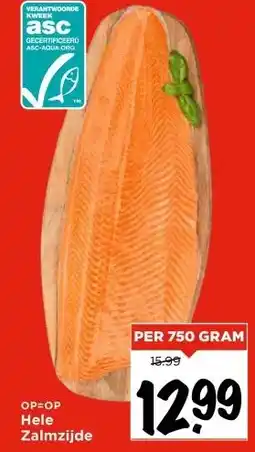Vomar Voordeelmarkt Hele Zalmzijde aanbieding