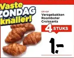 Vomar Voordeelmarkt Versgebakken Roomboter Croissants aanbieding