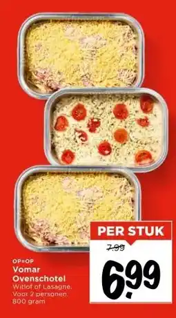Vomar Voordeelmarkt Vomar Ovenschotel aanbieding