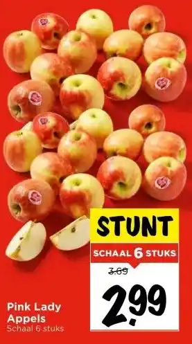 Vomar Voordeelmarkt Pink Lady Appels aanbieding