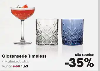 HANOS Glazenserie Timeless aanbieding
