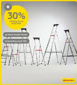 Praxis op Altrex Double Decker bij besteding vanaf 100.- aanbieding