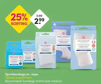 DA Sportbandage en -tape Gehele assortiment aanbieding