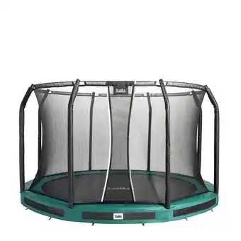 Bol.com Salta Premium Ground - Inground trampoline met veiligheidsnet - ø 396 cm - Zwart aanbieding