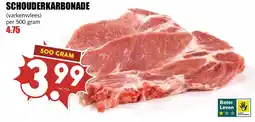 De Boerenschuur Schouderkarbonade aanbieding
