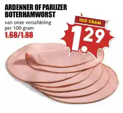 De Boerenschuur Ardenner of parijzer boterhamworst aanbieding