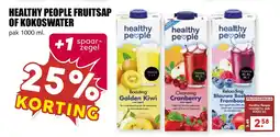 De Boerenschuur Healthy people fruitsap of kokoswater aanbieding