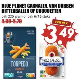 De Boerenschuur Blue planet garnalen, van dobben bitterballen of croquetten aanbieding