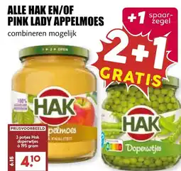 De Boerenschuur Alle hak en/of pink lady appelmoes aanbieding
