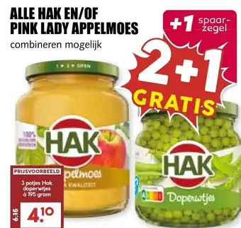 De Boerenschuur Alle hak en/of pink lady appelmoes aanbieding