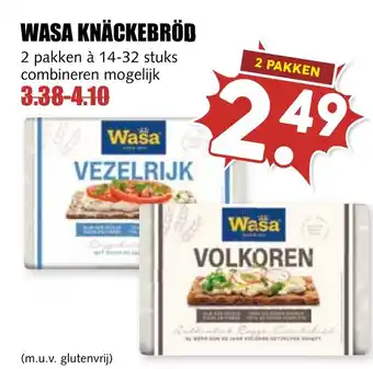 De Boerenschuur Wasa knäckebröd aanbieding