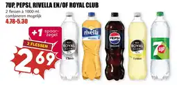 De Boerenschuur 7up, pepsi, rivella en of royal club aanbieding