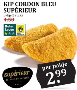 De Boerenschuur Kip cordon bleu supérieur aanbieding