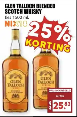 De Boerenschuur Glen talloch blended scotch whisky aanbieding