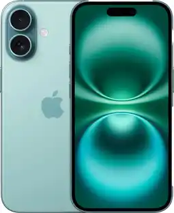 Coolblue Apple iPhone 16 128GB Groen aanbieding