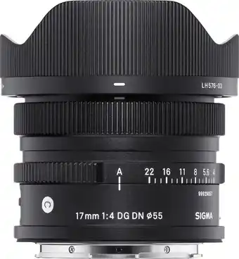 Coolblue Sigma 17mm f/4 Sony E-mount aanbieding