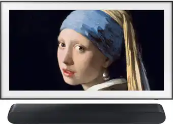 Coolblue Samsung 32 The Frame LS03C (2023) + Samsung HW-S60D Zwart (2024) aanbieding