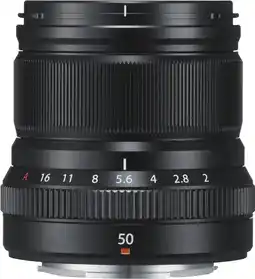 Coolblue Fujifilm XF 50mm f/2.0 R Zwart aanbieding