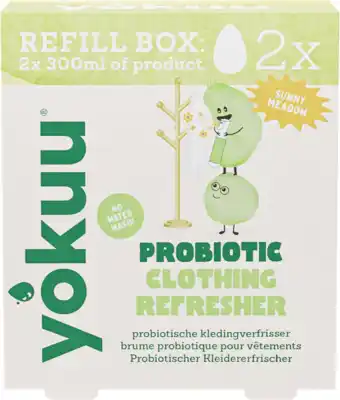 De Online Drogist Yokuu Probiotic Clothing Refresher Refill Sunny Meadow aanbieding