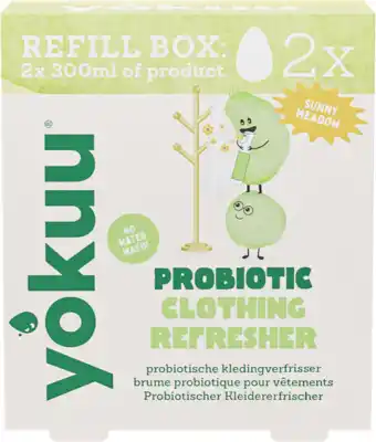 De Online Drogist Yokuu Probiotic Clothing Refresher Refill Sunny Meadow aanbieding