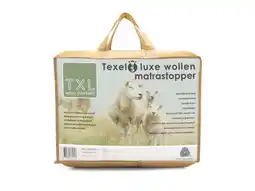 Lidl TXL Comfort Texels Wol Matrastopper 90 x 200-210 cm aanbieding