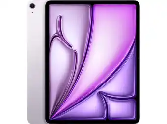 MediaMarkt Apple Ipad Air (2025) - M3 13 Inch 256 Gb Purple Wifi aanbieding
