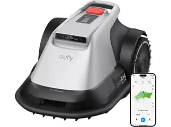 MediaMarkt Eufy Robot Mower E15 Robotmaaier Gray aanbieding