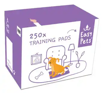 Welkoop EasyPets Puppy - Trainings pads - 58x58cm - Blauw/Wit - 250stuks aanbieding