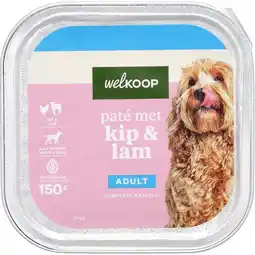 Welkoop Welkoop Paté - Hondenvoer - Kip - Lam - 150gram aanbieding