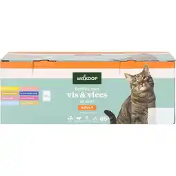 Welkoop Welkoop Pouch Brokjes in Saus - Kattenvoer - 40x85 gram - Vlees - Vis - 3,4kg aanbieding