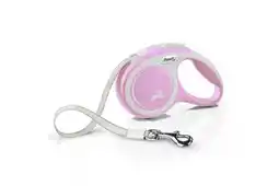 Welkoop Flexi New Confort Tape - Rollijn - Hondenriem - Roze - XS - 3 meter aanbieding