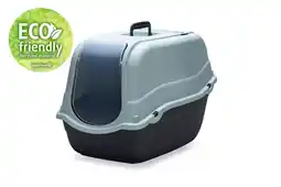 Welkoop Beeztees Eco Romeo - Kattenbak - 57x39x41 cm - Lichtblauw zwart aanbieding