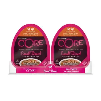 Welkoop Wellness CORE Small-Breed Savoury Medleys - Hondenvoer - Kip - Kalkoen - 85gram aanbieding