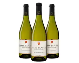 Wijnvoordeel 3 flessen Probeerpakket Pierre Baptiste Chardonnay aanbieding