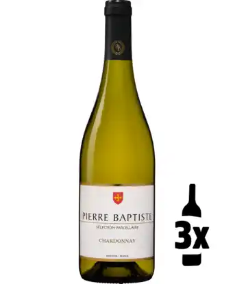 Wijnvoordeel 3 flessen Probeerpakket Pierre Baptiste Chardonnay aanbieding