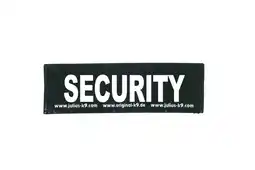 Welkoop JULIUS K9 Label - Halsbandlabel Hond - Zwart Wit - Nylon - Medium aanbieding
