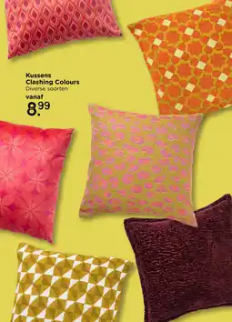 Xenos Kussens Clashing Colours aanbieding
