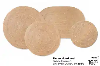 Xenos Rieten vloerkleed aanbieding