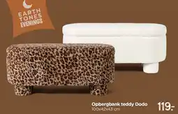 Xenos Opbergbank teddy Dodo aanbieding