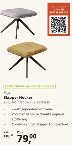 HANOS Skipper Hocker aanbieding