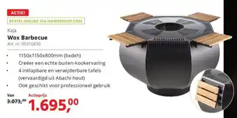 HANOS Wox Barbecue aanbieding