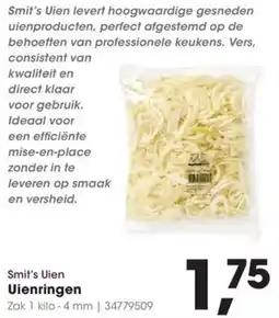 HANOS Smit's Uien Uienringen aanbieding