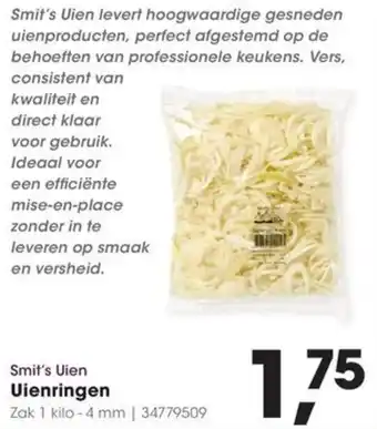 HANOS Smit's Uien Uienringen aanbieding