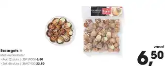 HANOS Escargots aanbieding