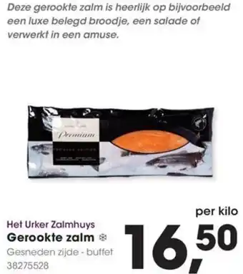 HANOS Het Urker Zalmhuys Gerookte zalm aanbieding