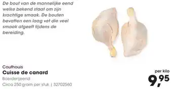 HANOS Couthouis Cuisse de canard aanbieding