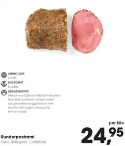HANOS Runderpastrami aanbieding