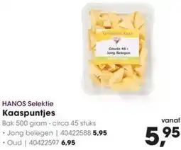 HANOS HANOS Selektie Kaaspuntjes aanbieding
