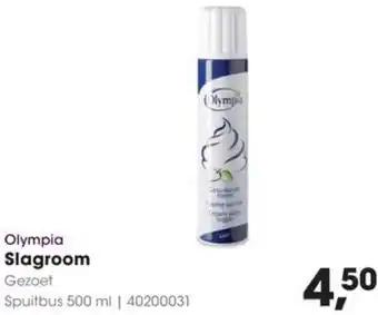 HANOS Olympia Slagroom aanbieding