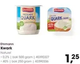 HANOS Ehrmann Kwark aanbieding